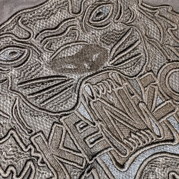 Kenzo black embroidered tiger sweatshirt - Picture 5 of 6